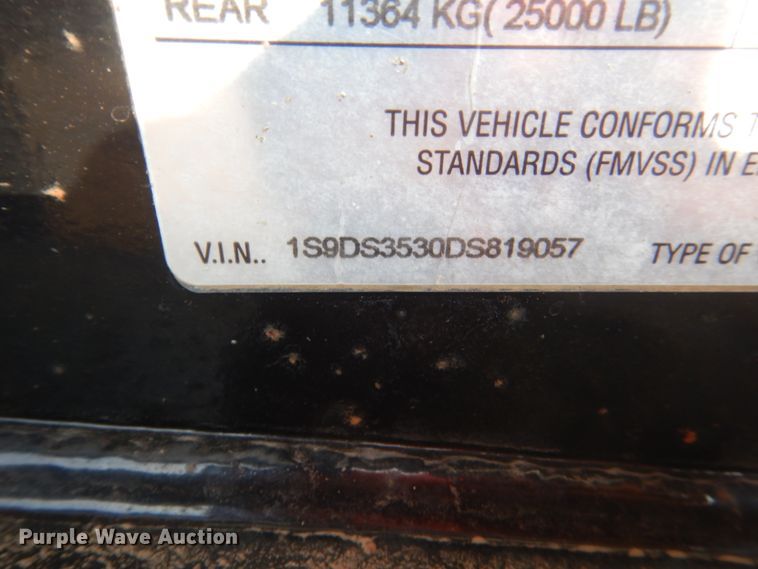 image for item DC8936 (2) 2013 Side Dump Industries side dump trailers