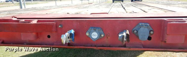image for item DH5196 1993 Waltron drop deck equipment trailer