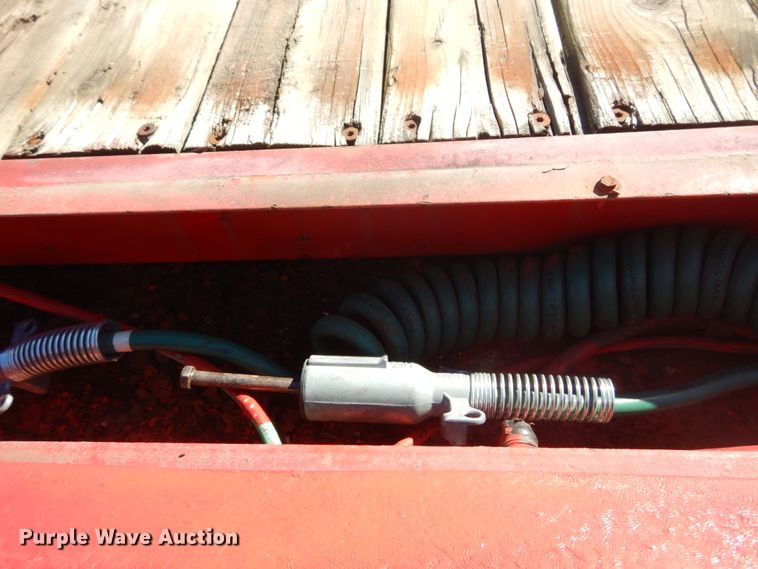 image for item DH5196 1993 Waltron drop deck equipment trailer