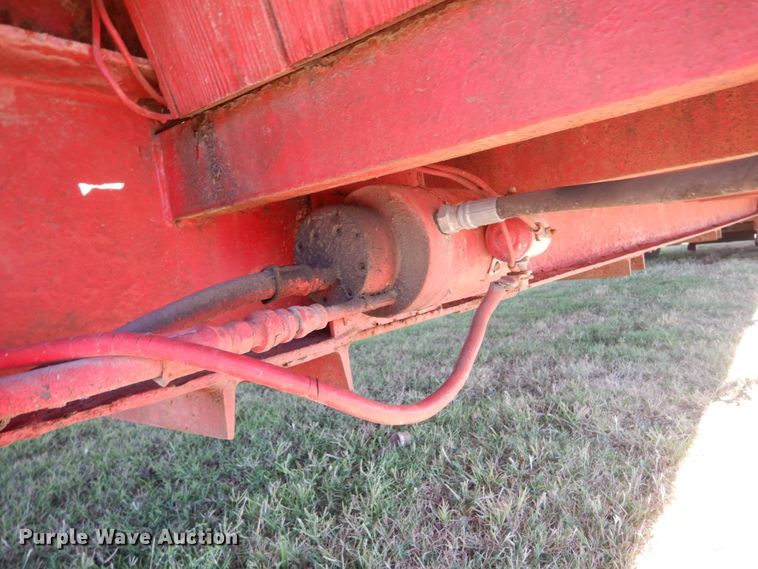 image for item DH5196 1993 Waltron drop deck equipment trailer