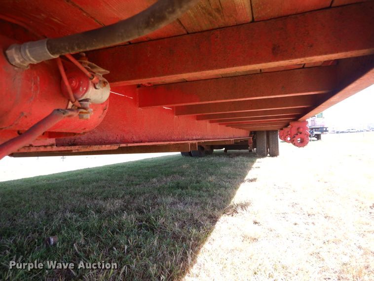 image for item DH5196 1993 Waltron drop deck equipment trailer