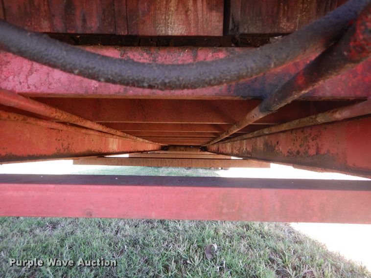 image for item DH5196 1993 Waltron drop deck equipment trailer