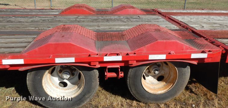image for item DH5196 1993 Waltron drop deck equipment trailer