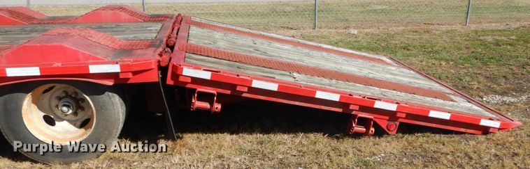 image for item DH5196 1993 Waltron drop deck equipment trailer