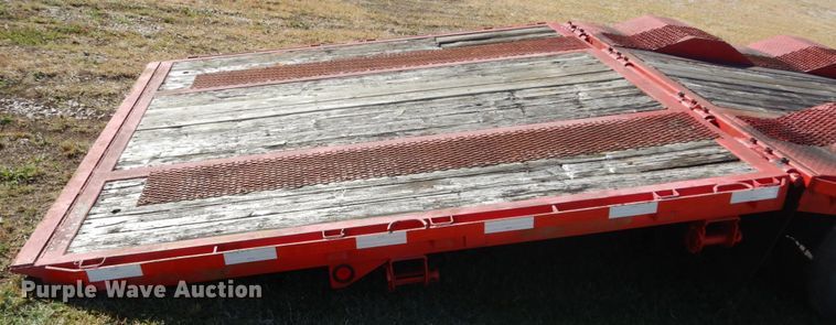 image for item DH5196 1993 Waltron drop deck equipment trailer
