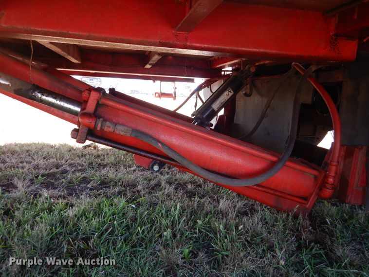 image for item DH5196 1993 Waltron drop deck equipment trailer