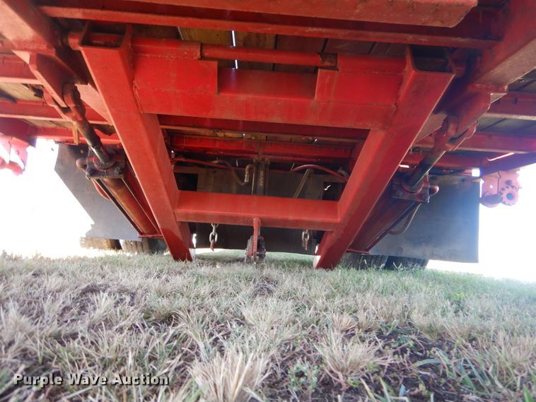 image for item DH5196 1993 Waltron drop deck equipment trailer