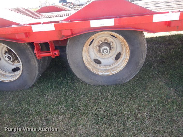 image for item DH5196 1993 Waltron drop deck equipment trailer
