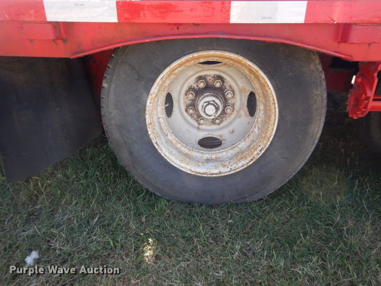 image for item DH5196 1993 Waltron drop deck equipment trailer