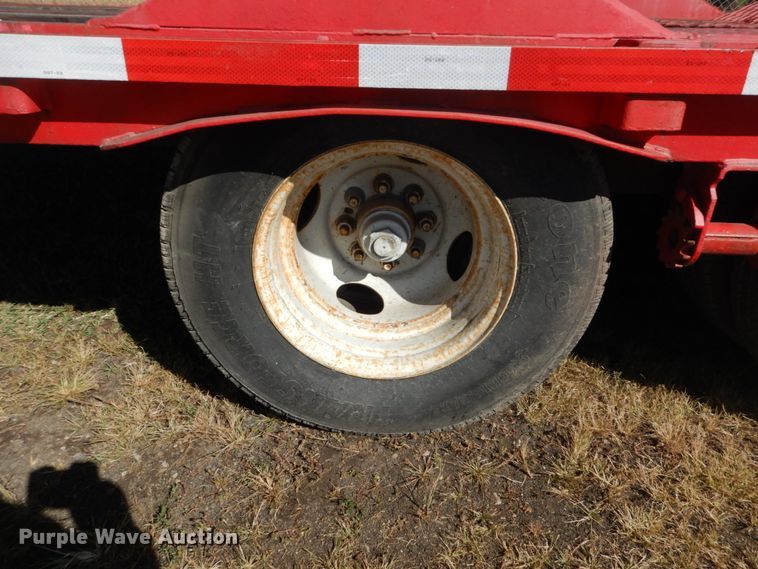image for item DH5196 1993 Waltron drop deck equipment trailer