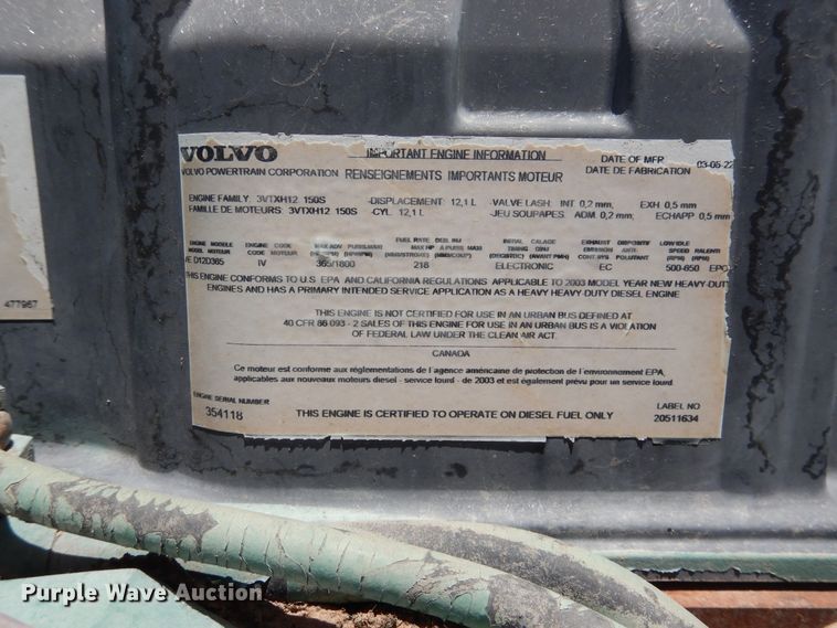 image for item GN9918 2004 Volvo  feed delivery truck