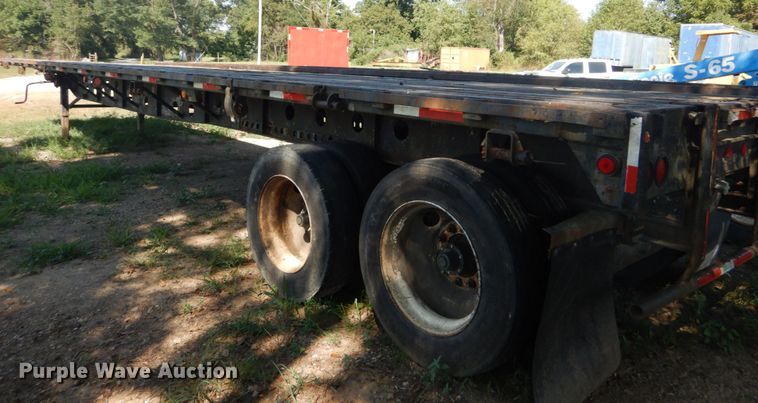 image for item GR9777 1984 Transcraft flatbed trailer