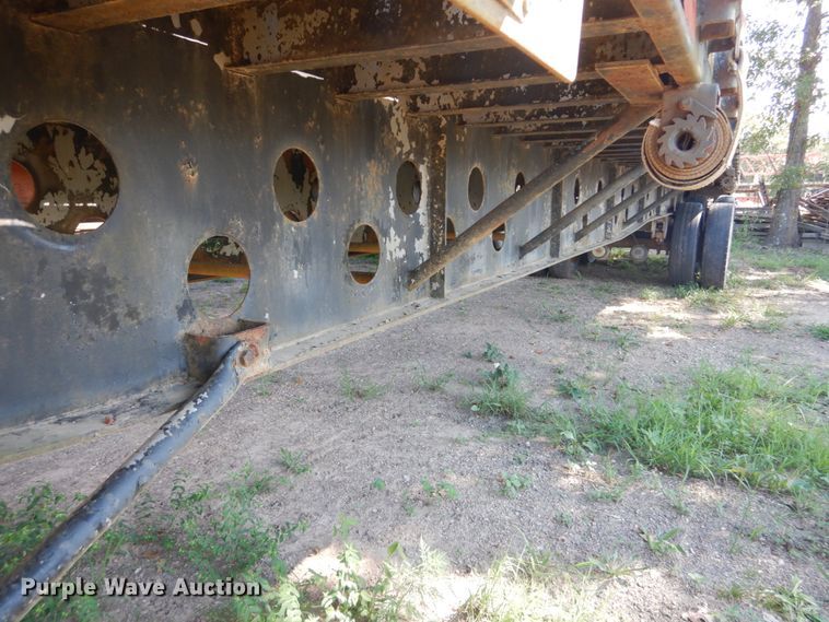 image for item GR9777 1984 Transcraft flatbed trailer