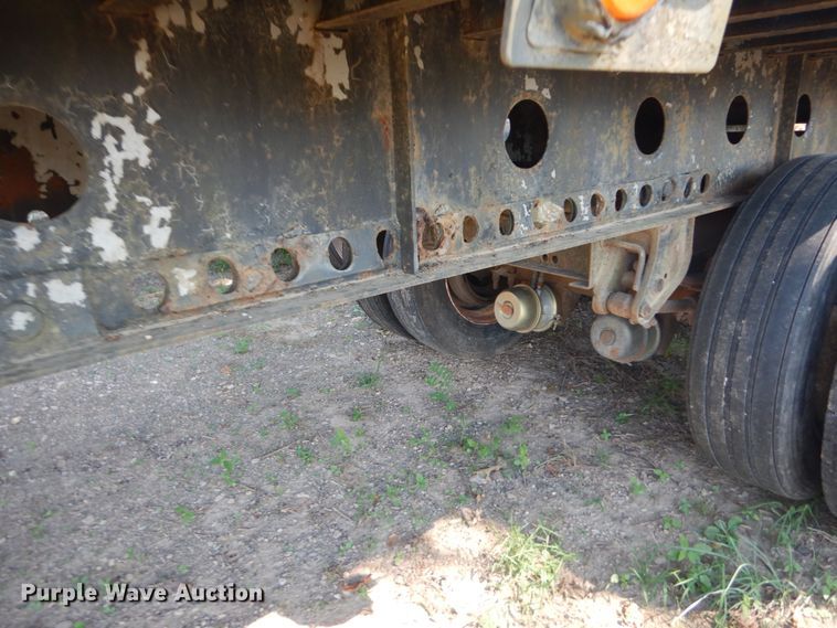 image for item GR9777 1984 Transcraft flatbed trailer