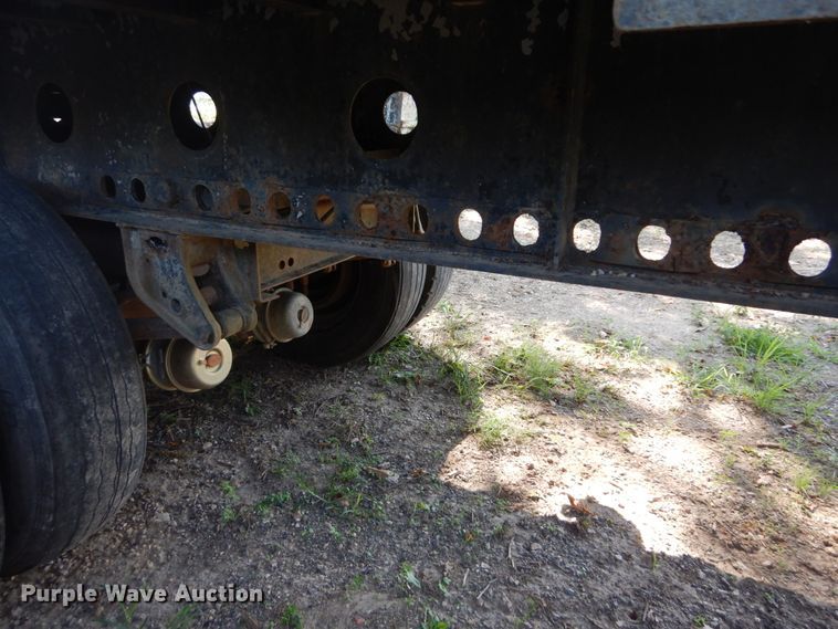 image for item GR9777 1984 Transcraft flatbed trailer