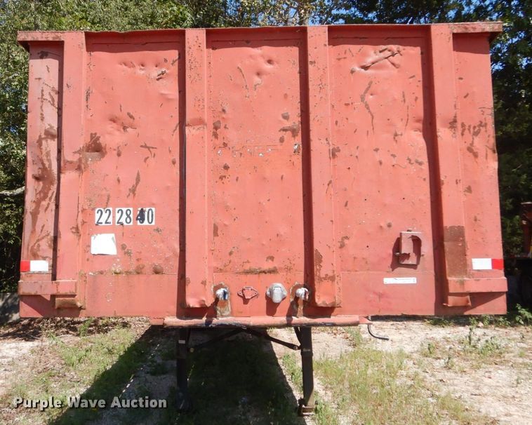 image for item GR9779 1974 Nabors flatbed trailer