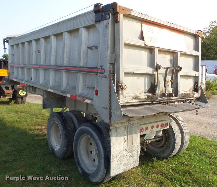 image for item HF9574 1996 Benson end dump trailer