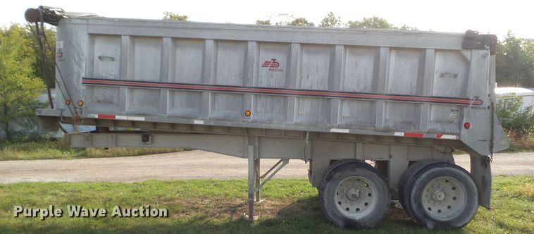 image for item HF9574 1996 Benson end dump trailer