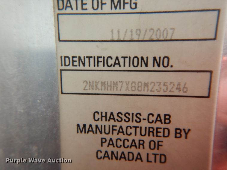 image for item HJ9673 2008 Kenworth T300  truck cab and chassis