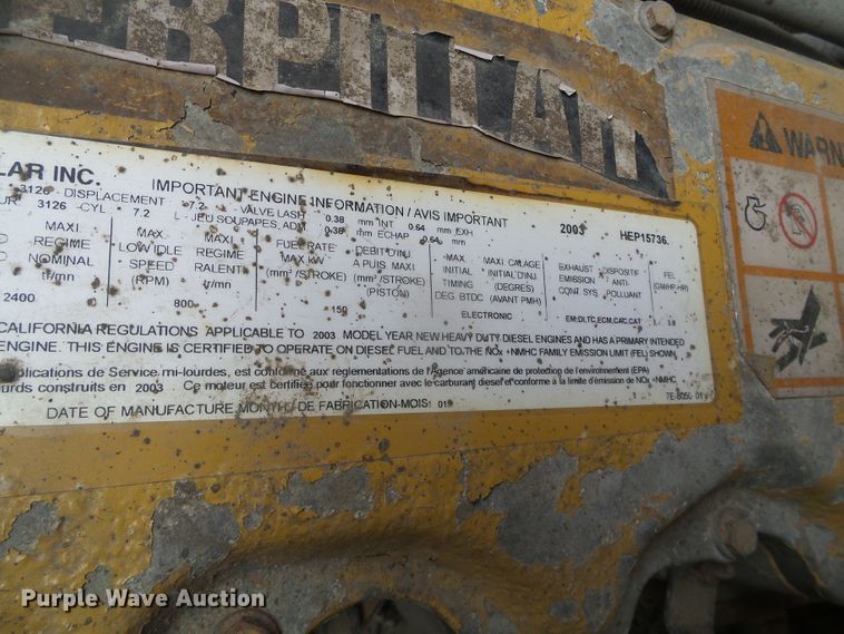 image for item DG8250 2003 Sterling LT7500  dump truck