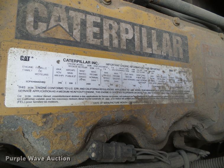 image for item DG8251 2003 Sterling LT7500  dump truck