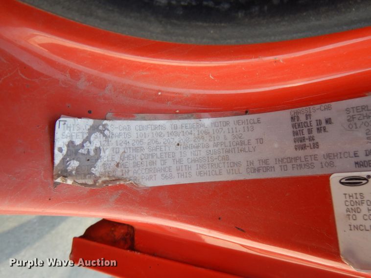 image for item FR9078 2003 Sterling LT7501  dump truck