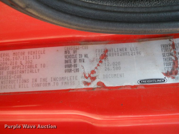 image for item HO9515 2002 Freightliner FL60  oil distributor truck