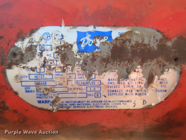 image for item AE9723 Dayton electric hoist