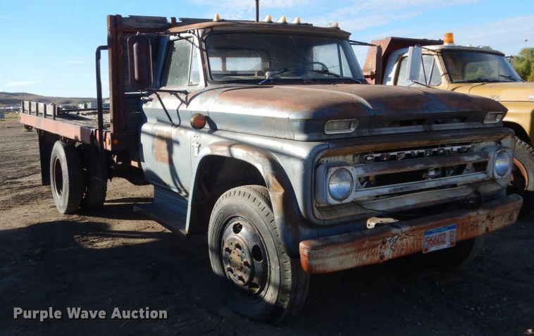 image for item DC8835 1964 Chevrolet C6300  flatbed truck