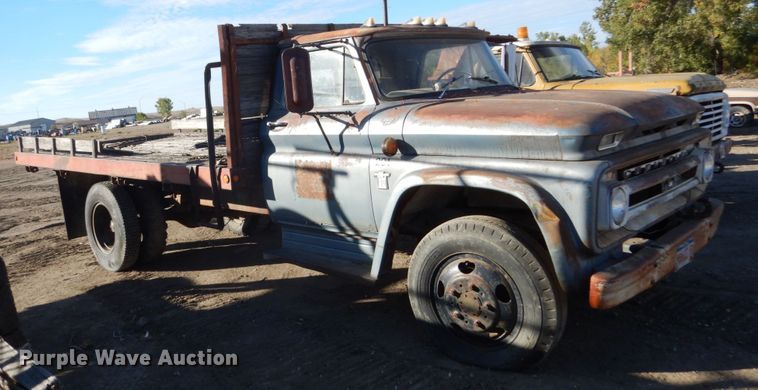 image for item DC8835 1964 Chevrolet C6300  flatbed truck