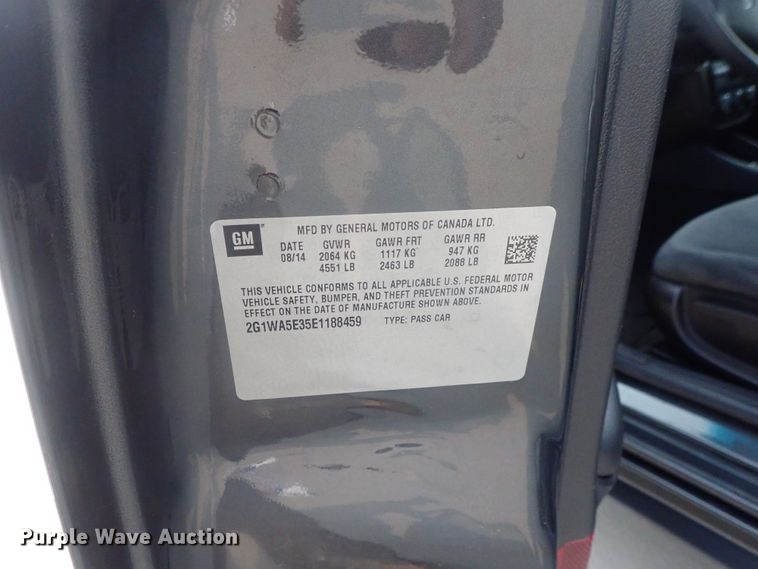 image for item DE0747 2014 Chevrolet Impala