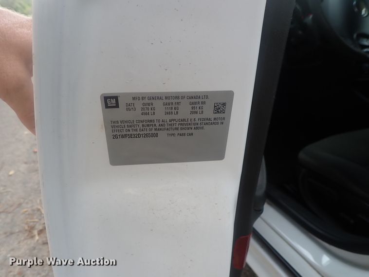 image for item DE0758 2013 Chevrolet Impala