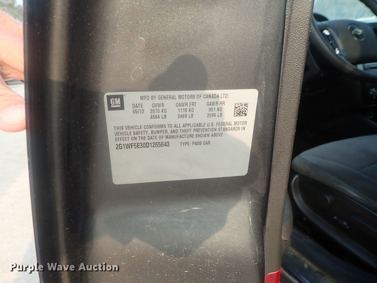 image for item DE0759 2013 Chevrolet Impala