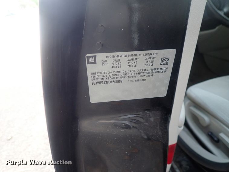 image for item DE0761 2013 Chevrolet Impala