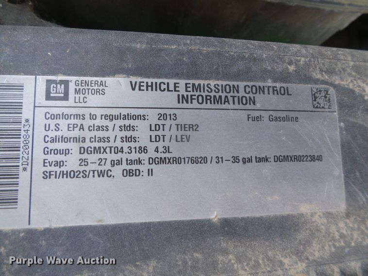 image for item DG8267 2013 Chevrolet Silverado 1500  pickup truck