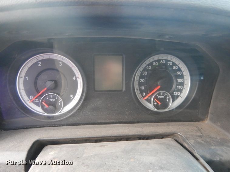 image for item DH0058 2013 Dodge Ram 5500HD  Crew Cab flatbed truck