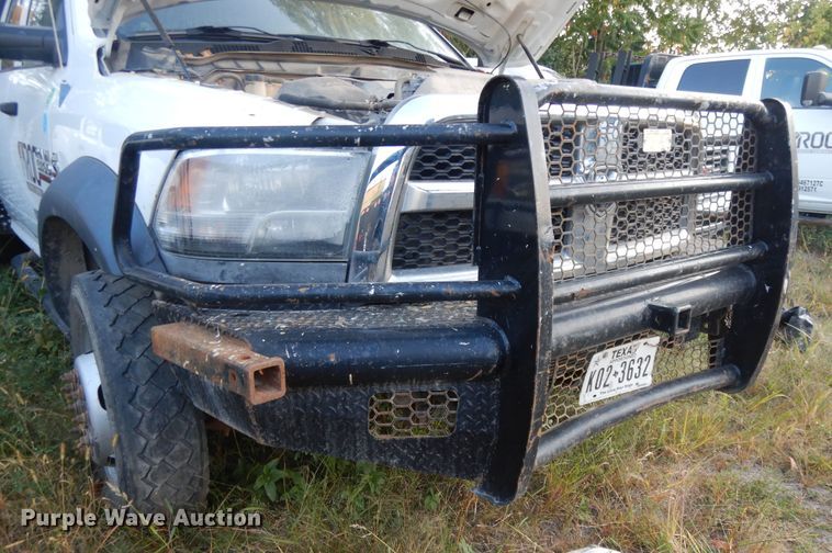 image for item DH0058 2013 Dodge Ram 5500HD  Crew Cab flatbed truck