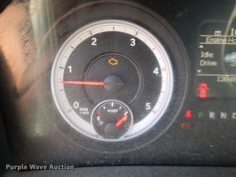 image for item DH0062 2013 Dodge Ram 5500HD  Crew Cab flatbed truck