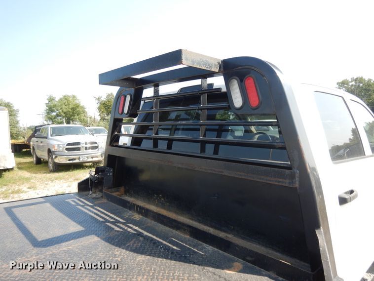 image for item DH0062 2013 Dodge Ram 5500HD  Crew Cab flatbed truck