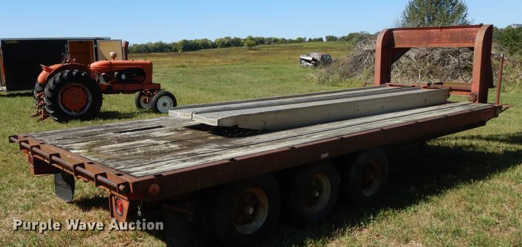 image for item DH0122 1977 Hillsboro equipment trailer