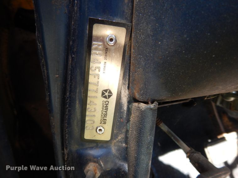 image for item DH0129 1967 Plymouth Belvedere