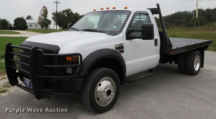 image for item DH1218 2008 Ford F550 Super Duty XL  flatbed truck