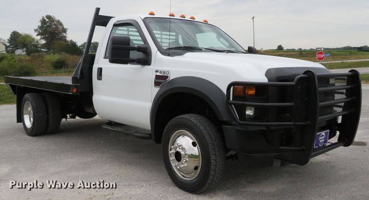 image for item DH1218 2008 Ford F550 Super Duty XL  flatbed truck