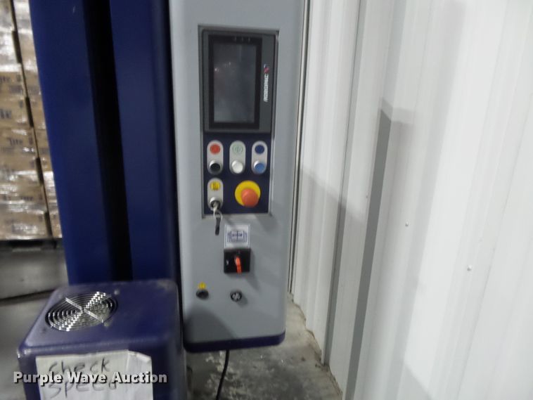 image for item DH3938 Crown Rotopac Rotoplat 108-508 automatic pallet shrink wrap machine