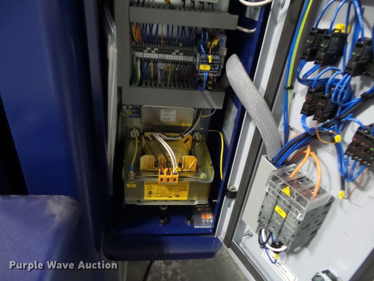 image for item DH3938 Crown Rotopac Rotoplat 108-508 automatic pallet shrink wrap machine