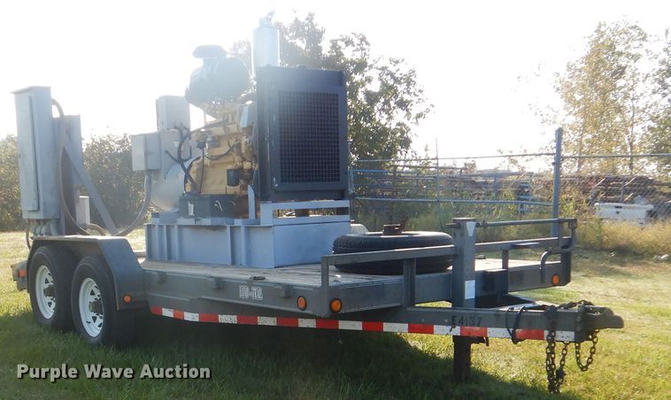 image for item DI0470 Shop built utility trailer with generator