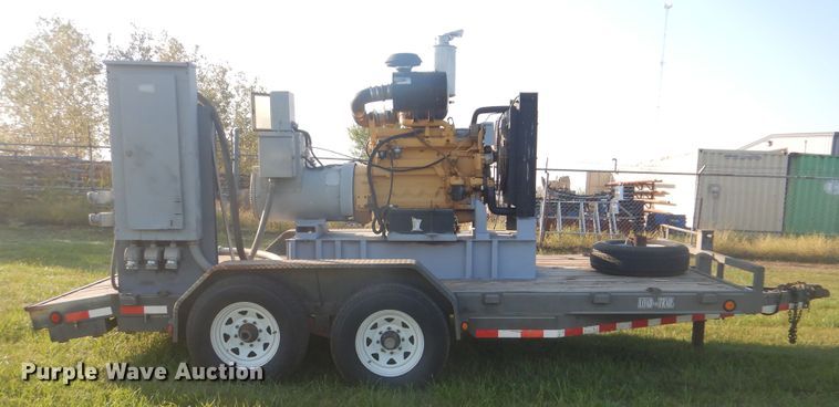 image for item DI0470 Shop built utility trailer with generator