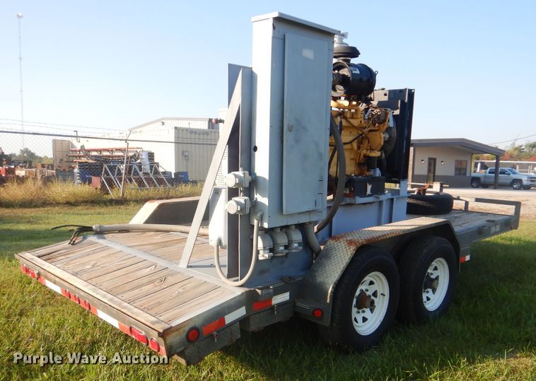 image for item DI0470 Shop built utility trailer with generator