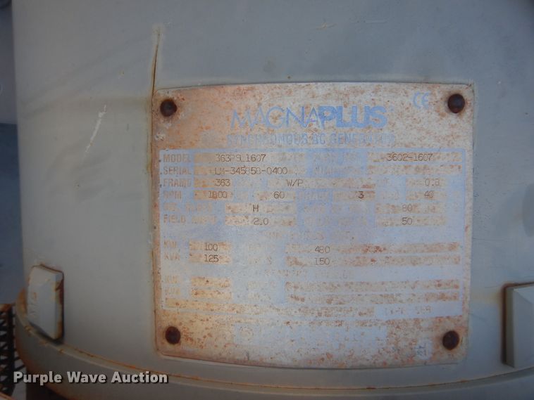 image for item DI0470 Shop built utility trailer with generator