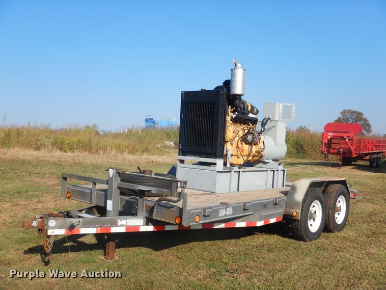 image for item DI0470 Shop built utility trailer with generator